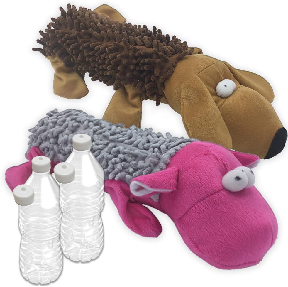 Pet Supplies Bottle Shaggy Amazing Pet 2 Pack Crackles and Squeaks