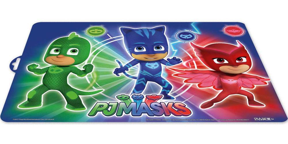 Pj Masks Multicolor Stor Plastic Placemat, Multicoloured, Single