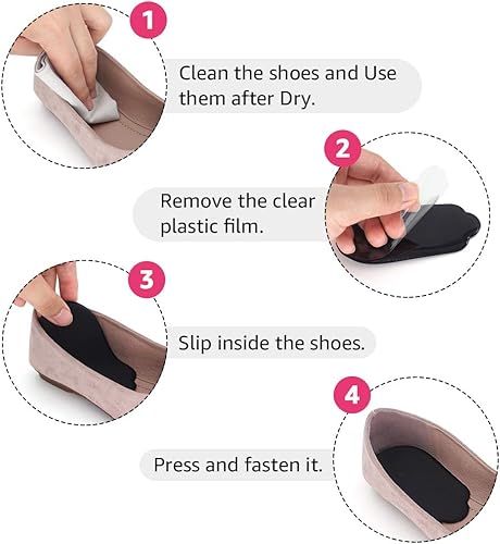 Miniatura 6 de Dr. Shoesert Plantillas de zapatos de supinación y sobrepronación, inserciones de gel correctivo de cuña de talón medio y lateral para hombres y