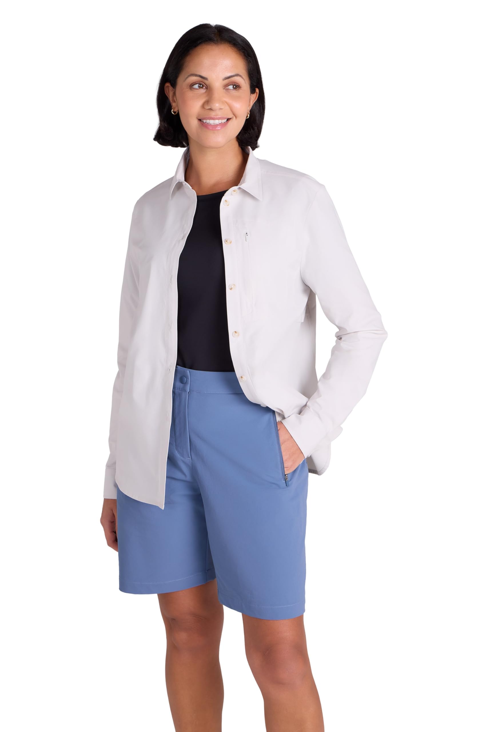 Mountain Warehouse Women's Beige Tahiti Quick Dry Shirt