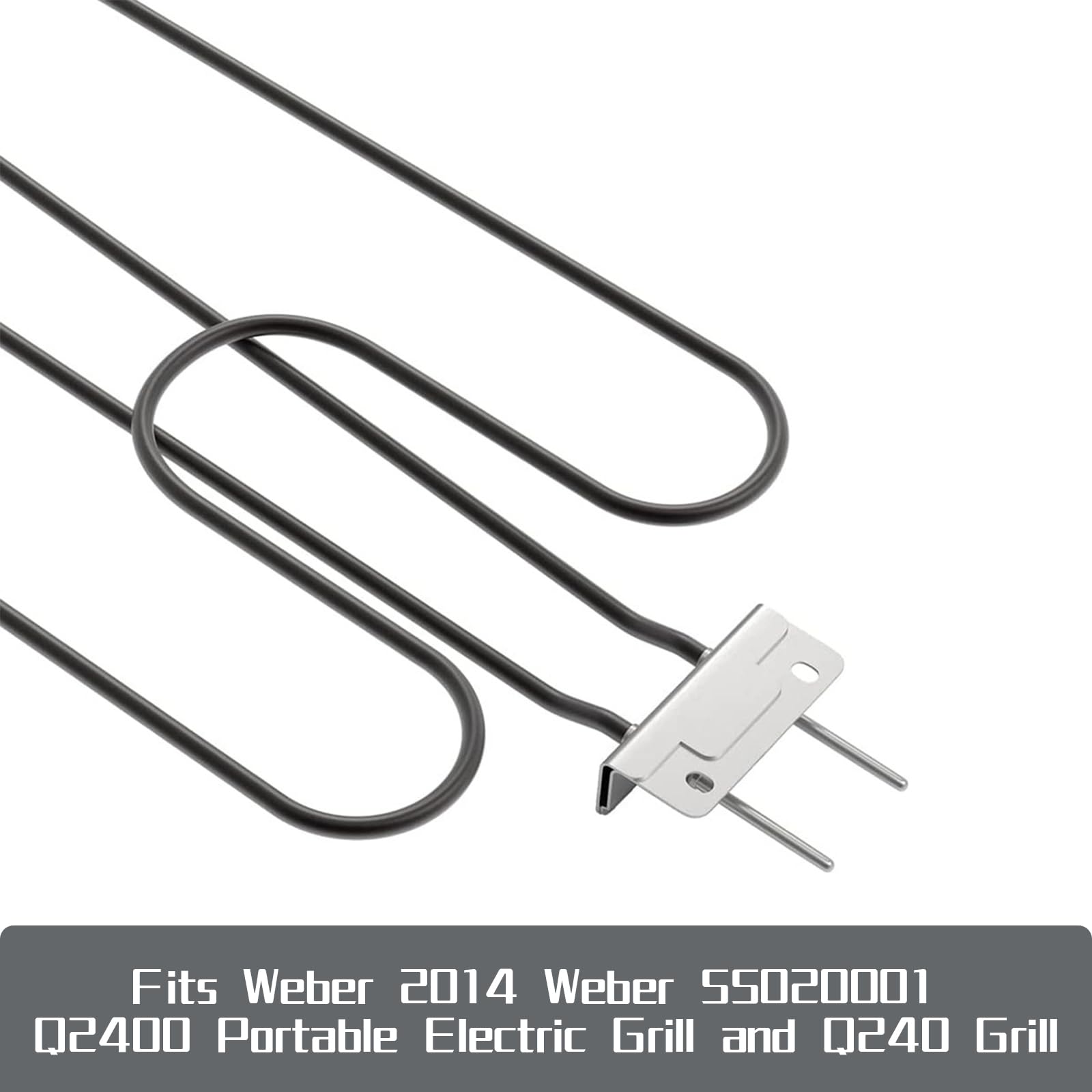 Kingsea 66816 ELEMENTI Riscaldanti per Barbecue Compatibile con Weber Q2400 Q240 55020001 Gril,230 V,2200 W