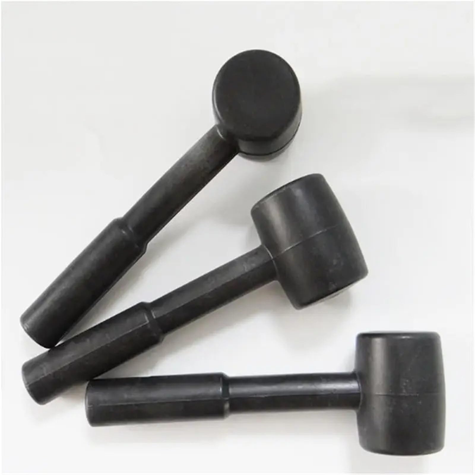 Martillo Goma Mazo de goma negro | Herramienta versátil for bricolaje, reparación del hogar y uso industrial.(Black 10pcs)