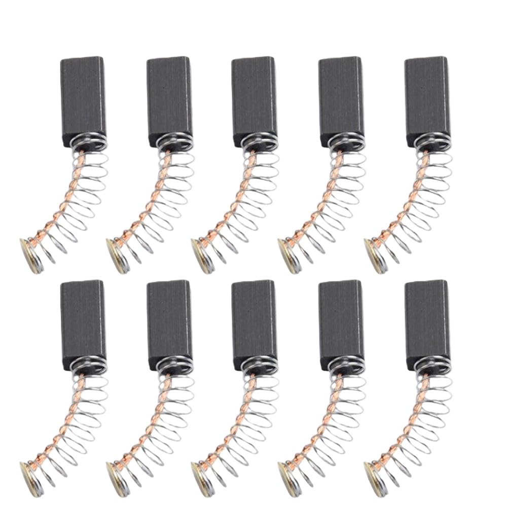 10 szt. szczotek węglowych 13 x 6 x 4 mm zamiennik do silników kompatybilnych z generatorami szlifierkami kątowymi i elektronarzędzi