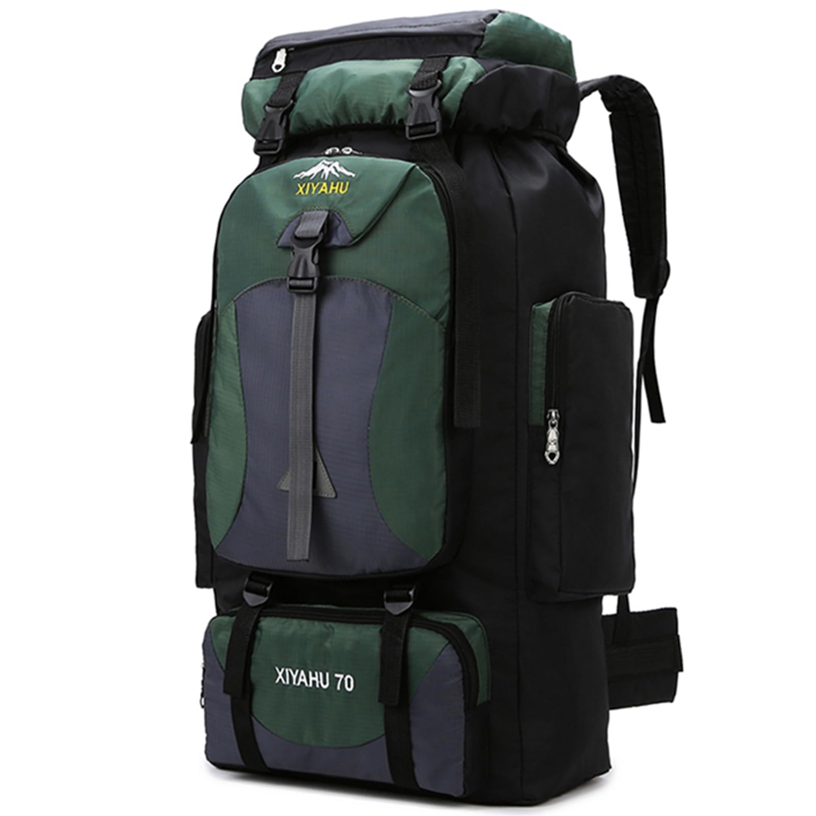 Lawaia 70L Hiking Backpack Camping Large Walking Waterproof Rucksack for Men Womens Lightweight Survival Sports and Outdoors Travelling Daypack Luggage Touring Cycling Bag
