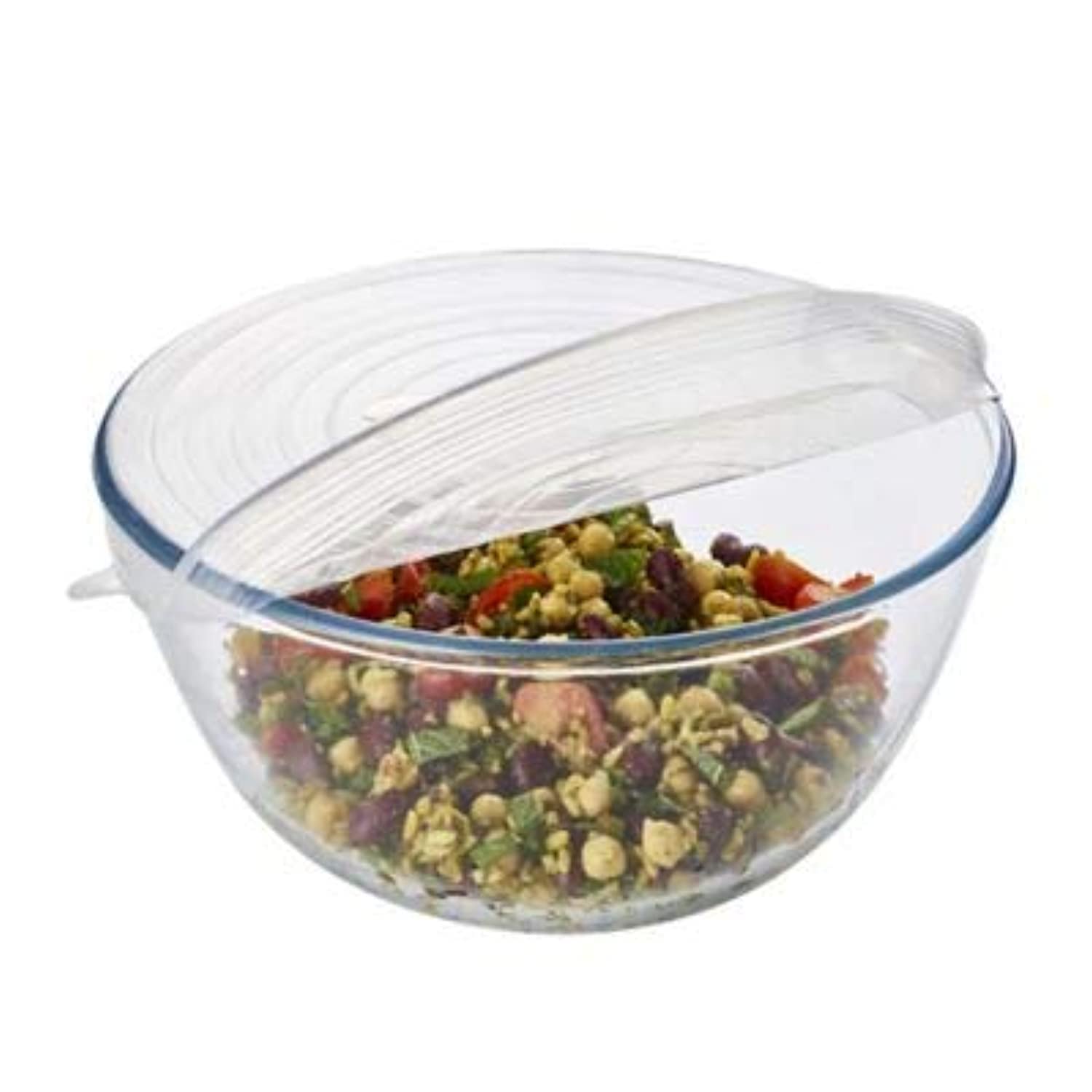 Lakeland Clear Reusable Silicone Stretch Lids 6-Pieces