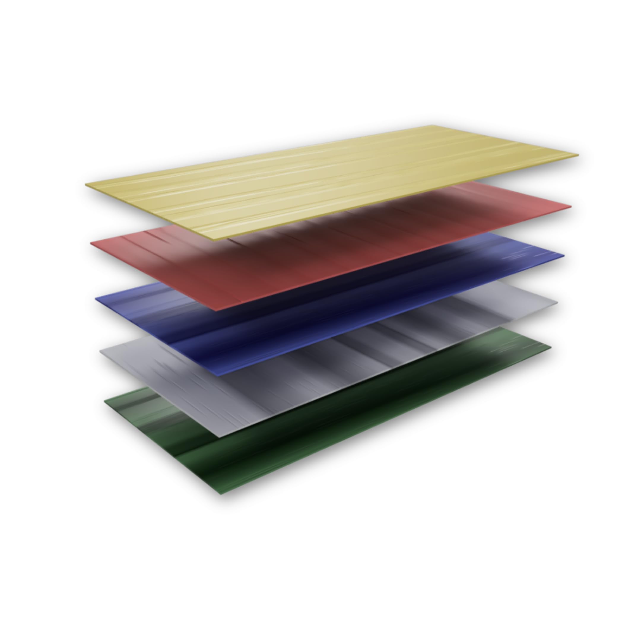 CRESKATE – Hojas de MDF coloridas para Fingerboard – 6 tableros, madera