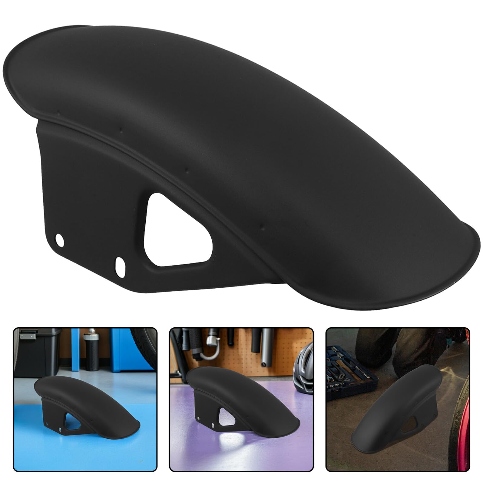 PRETYZOOM Parafango Anteriore e Posteriore Moto Gn125 in Ferro, Paraspruzzi Protettivi per Motociclette Retrò, Accessori Esterni Resistenti per Uso Urbano e Off-road