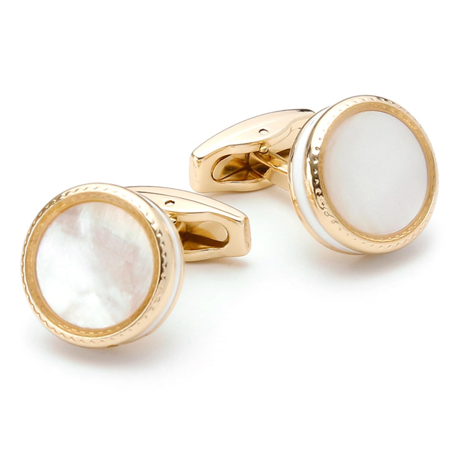 Peora Gold Plated Round Shape Cufflinks Stylish Formal Bussiness Corporate Gift For Men (B0CNH9DD74) Amazon Price History, Amazon Price Tracker