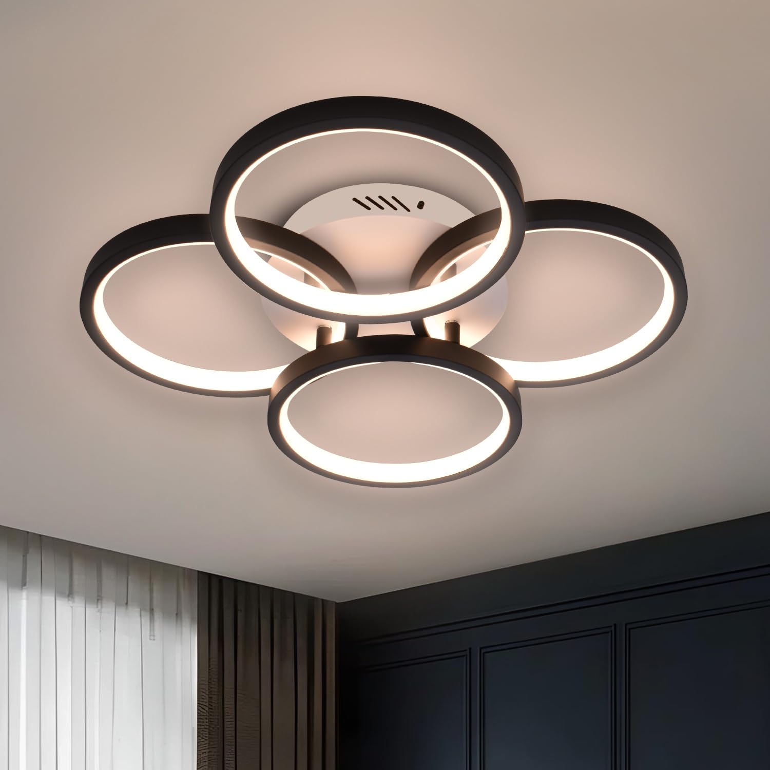 Smartway® - 32 Watt Modern LED Ceiling Light 3 Color Mode (Warm, Cold & Natural White) for Hallway Office Bedroom Kitchen & Living Room (Alwin)-image-12