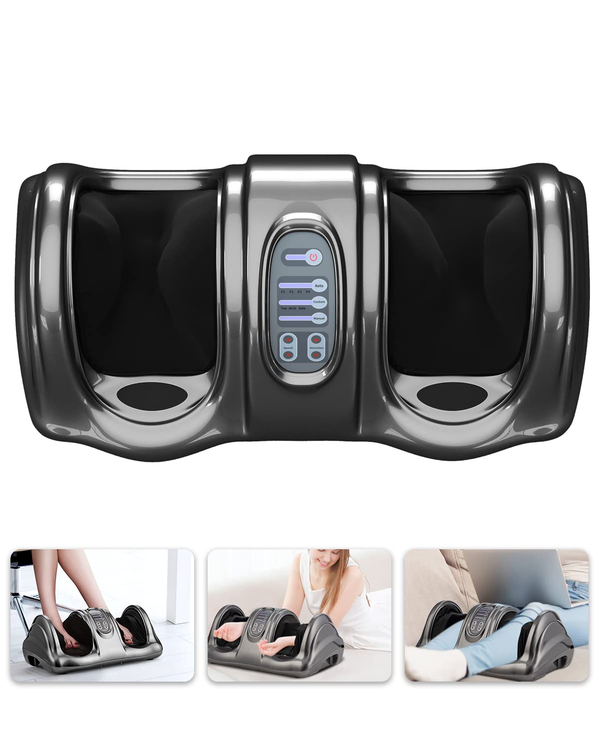 ARLIME Masajeador de pies Shiatsu con control remoto,