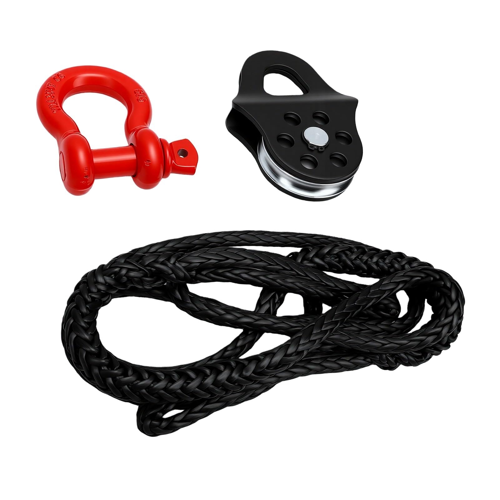 Kit de Récupération Tout Terrain, Accessoire de Remorquage 2 M avec