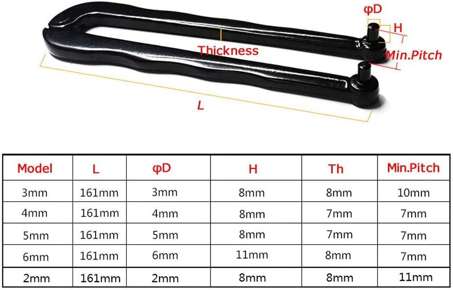 Suреr Brаndѕ YOUTO Adjustable Face Spanner Wrench Pin Pliers For Round Nuts with Drilled Holes (4mm) Hоttеѕt Sаlе YOUTO Adjustable Face Spanner Wrench Pin Pliers For Round Nuts with Drilled Holes (4mm)