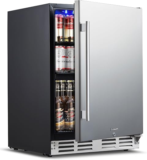Kalamera KRC-150BF-B2 Beverage Cooler Stainless Steel