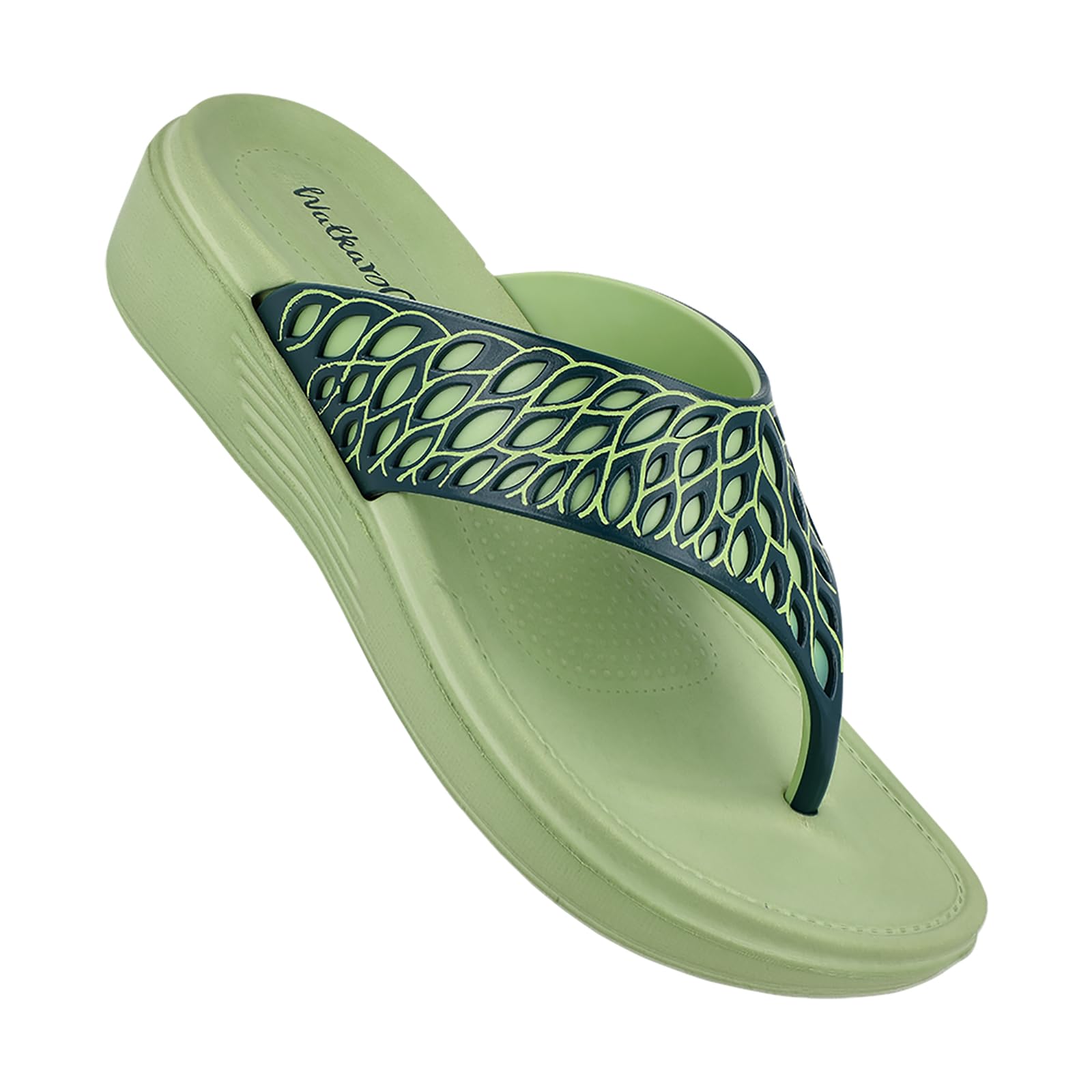 WALKAROO WC4293 Womens Casual and Regular Wear Slippers For Indoor & Outdoor - Olive (B0CSFN1XQM) Amazon Price History, Amazon Price Tracker