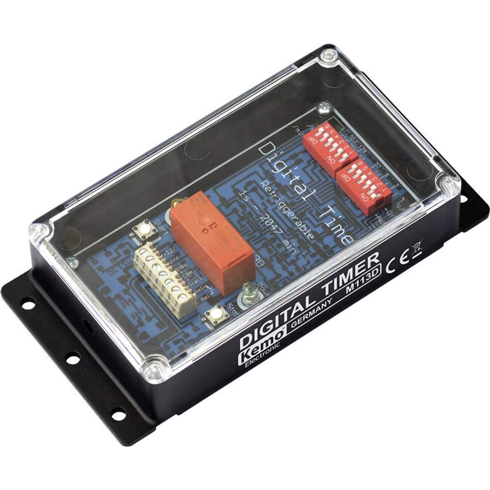 Kemo M113D - Temporizador Digital (12 V/​DC)