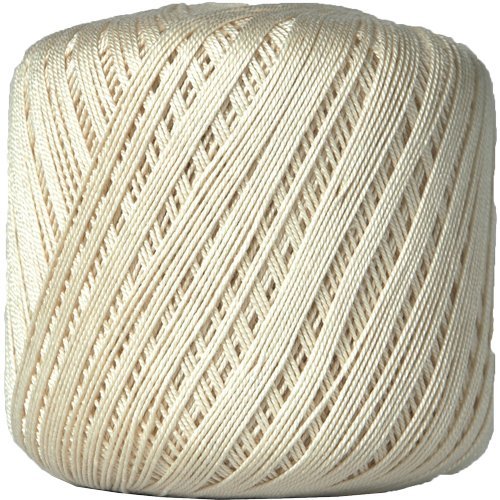 Image of ThreadArt 100% Cotton Crochet Thread Size 10, Natural 2 | Soft pure cotton crochet thread for lace, doilies, amigurumi and crafts. Smooth finish with crisp stitch definition.