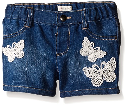 The Children's Place Little Girls' Denim Embroidered Short