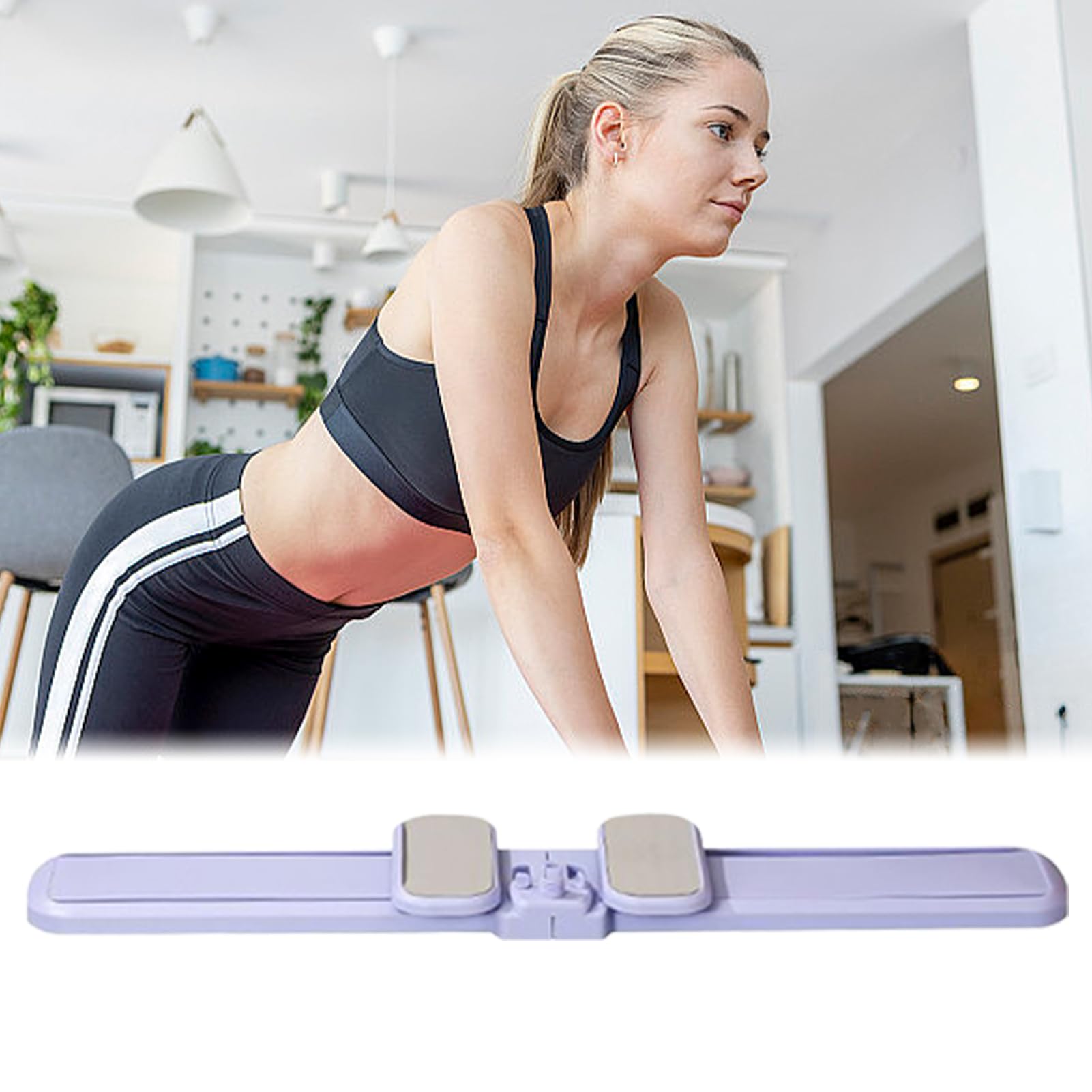 Macchina da sci,Attrezzatura pieghevole per l'allenamento delle gambe - Rinforzatore del corpo multiuso per yoga Pilates Cardio a casa o in appartamento