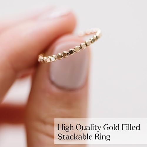 Miniatura 2 de Nova Stacking Ring – Handmade Rings for Women—Stackable Rings