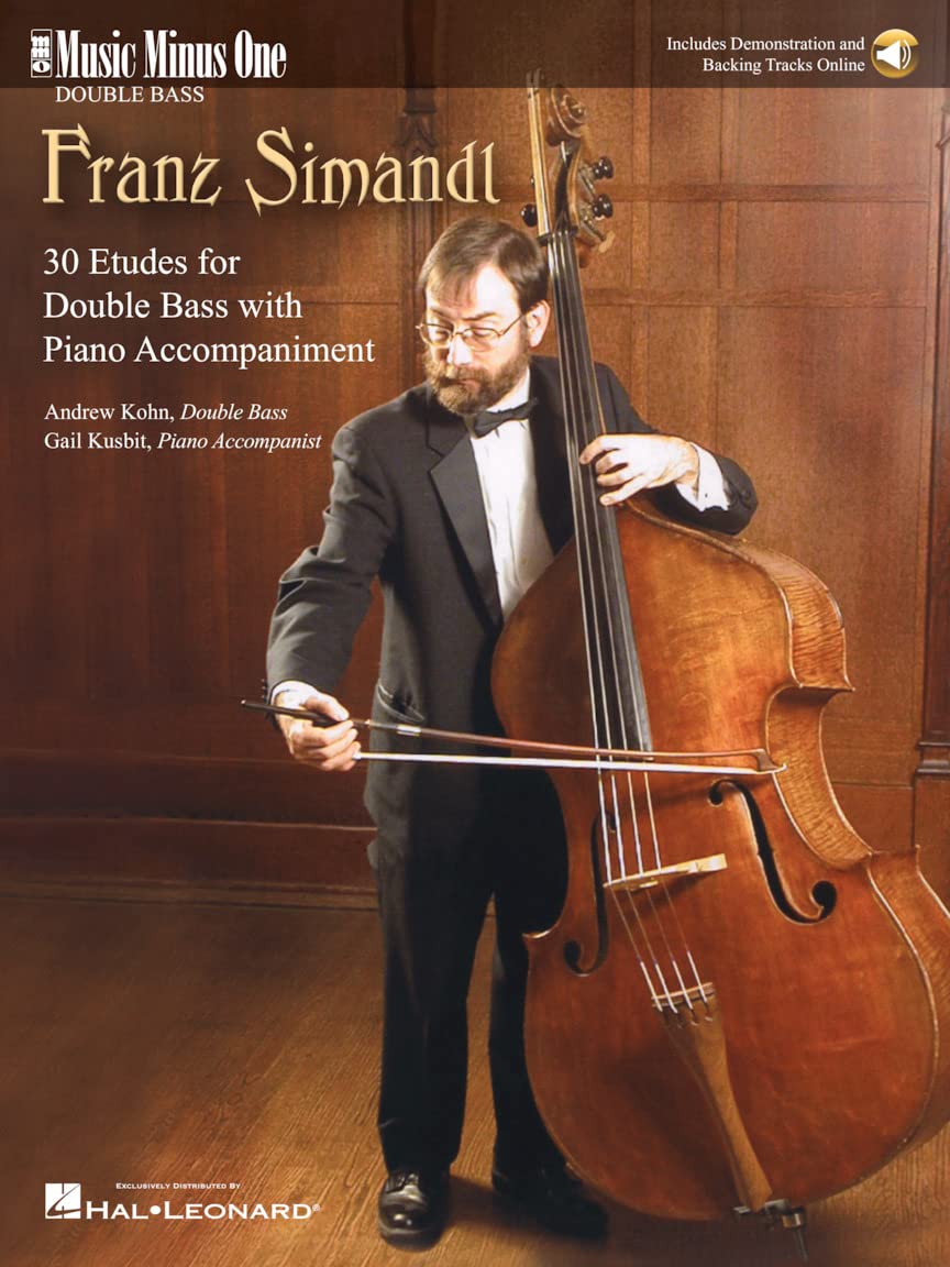 Simandl - 30 Etudes for Double Bass: 4-Cd Double Bass Play-Along