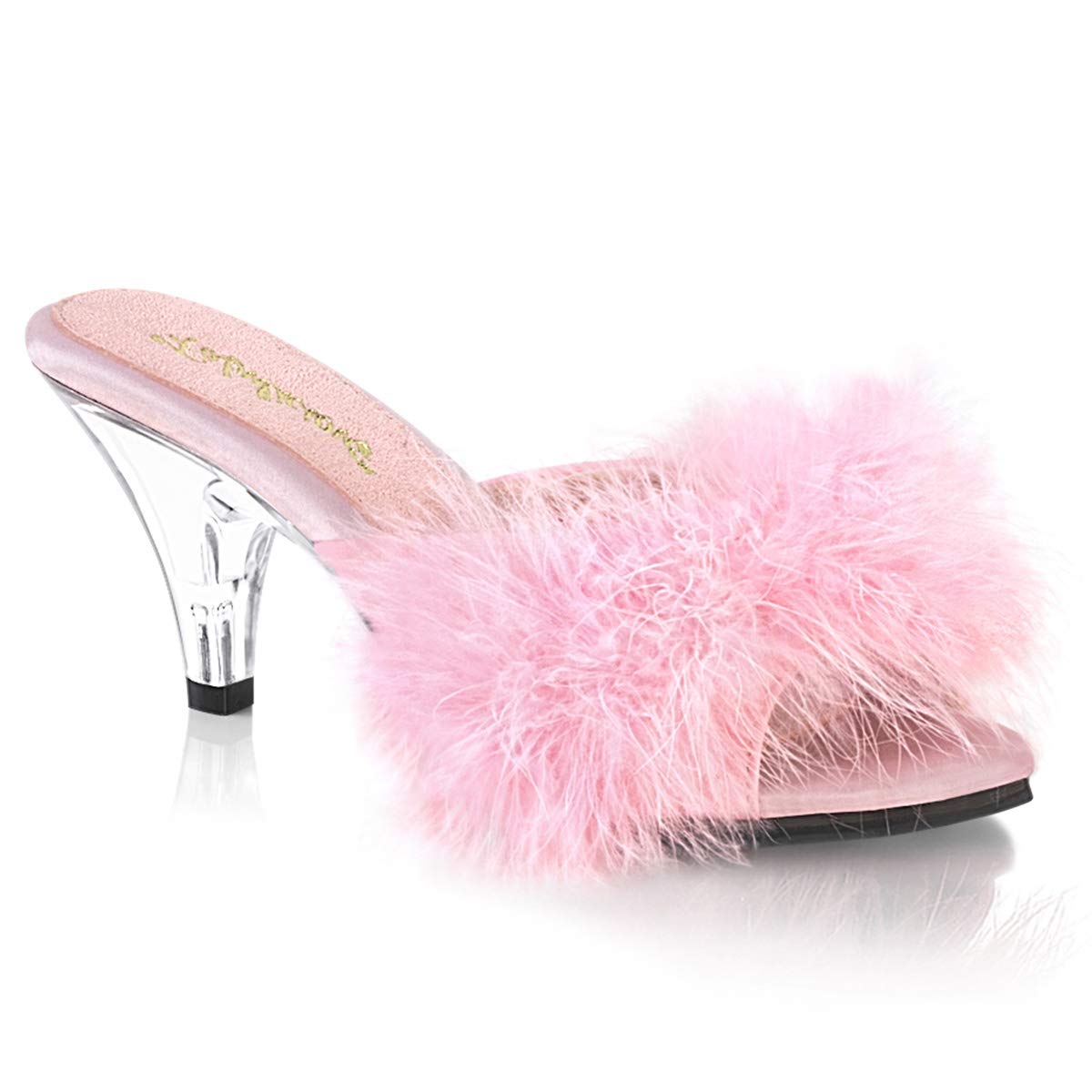 Fabulicious Women's Belle-301F Marabou Slipper