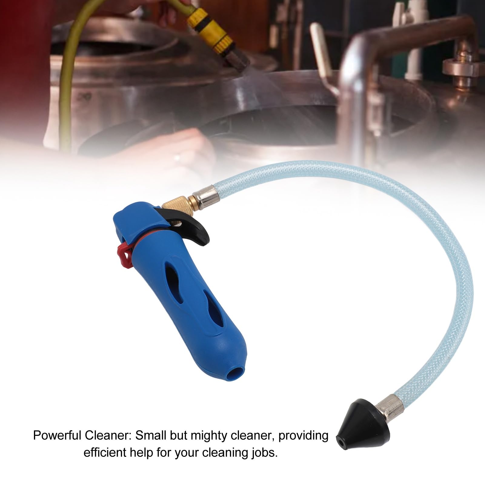 AC Condensate Line Cleaner, Easy Operate Portable AC Drain Line Cleaner Tool with Hose for AC Clogs (Blue)