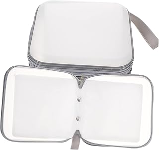 Homoyoyo 8 Pçs Bolsa De Embreagem CD Porta-Caixa Organizador Organizador De Armazenamento Porta-Bolsa Para Carro Bolsa Quadrada Bolsas De Viagem Porta-Dvd Porta-Disco Porta-Dvd Porta-Cd