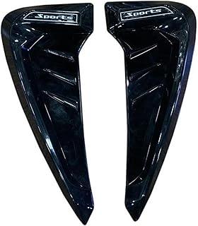 車用ダミーダクト ボンネット フェンダー 左右セット 貼るだけ カーステッカー カスタムパーツ シール サイド 3D 立体的 ドレスアップ 車用 愛車 外装 装飾 車ボディ 簡単