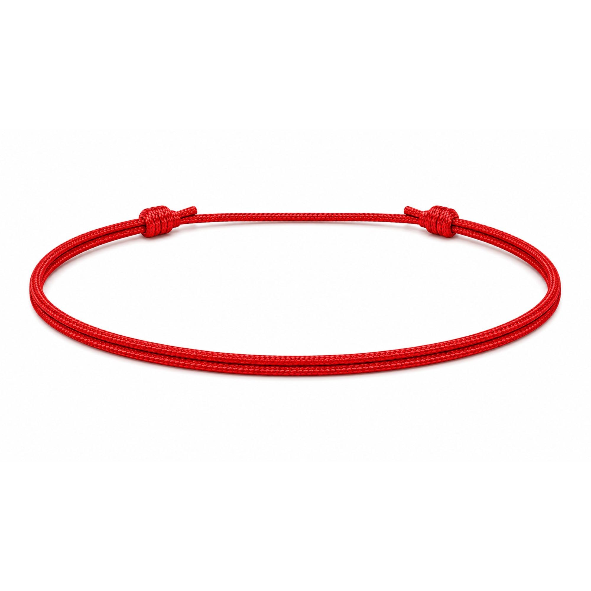 Thin Red Cord Bracelet for Men, Women, Teens, Adjustable Water-Resistant