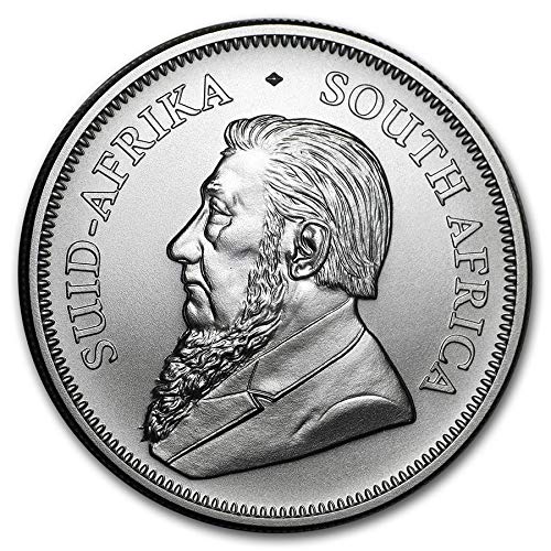 2021 Südafrika 1 oz (31,1 g) Silver Krugerrand Brilliant unzirkuliert in der Münzkapsel