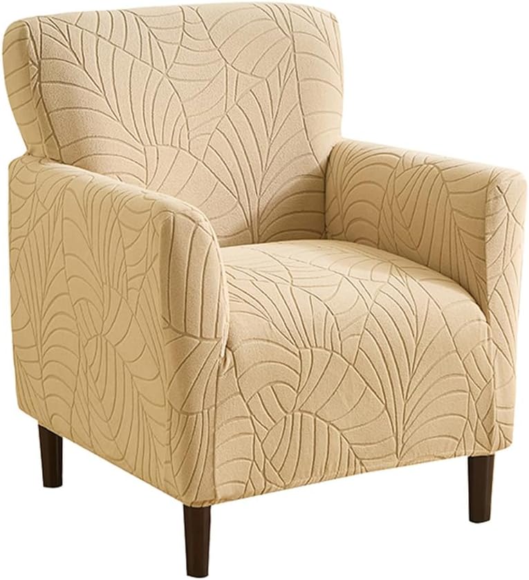 Stretch Armchairs Slipcover 1-Piece Armchair Sofa Covers Removable Washable Single Couch Cover Furniture Protector for Living Room,Dark Gray