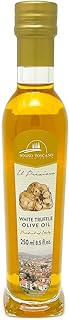 Sogno Toscano White Truffle Oil - White Truffle Infused EXTRA VIRGIN Olive Oil - Gourmet Dressing, Seasoning, Marinade, or Drizzle, Non-GMO, Gluten-Free - 8.5 fl.oz (1)