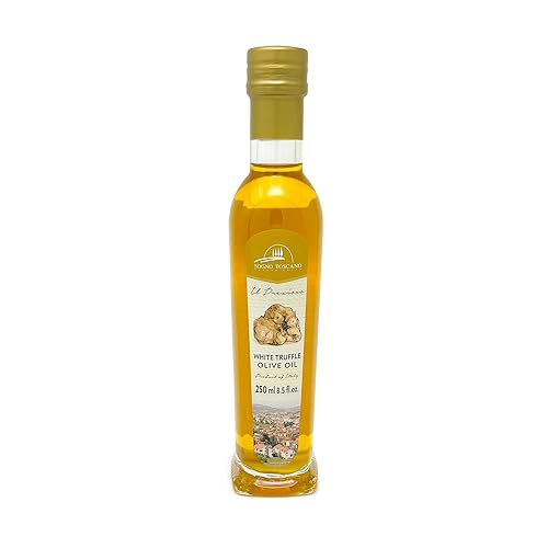 Miniatura 1 de Sogno Toscano Aceite de trufa blanca  Aceite de oliva virgen extra con infusión de trufa blanca  Aderezo gourmet, condimento, adobo o llovizna, sin