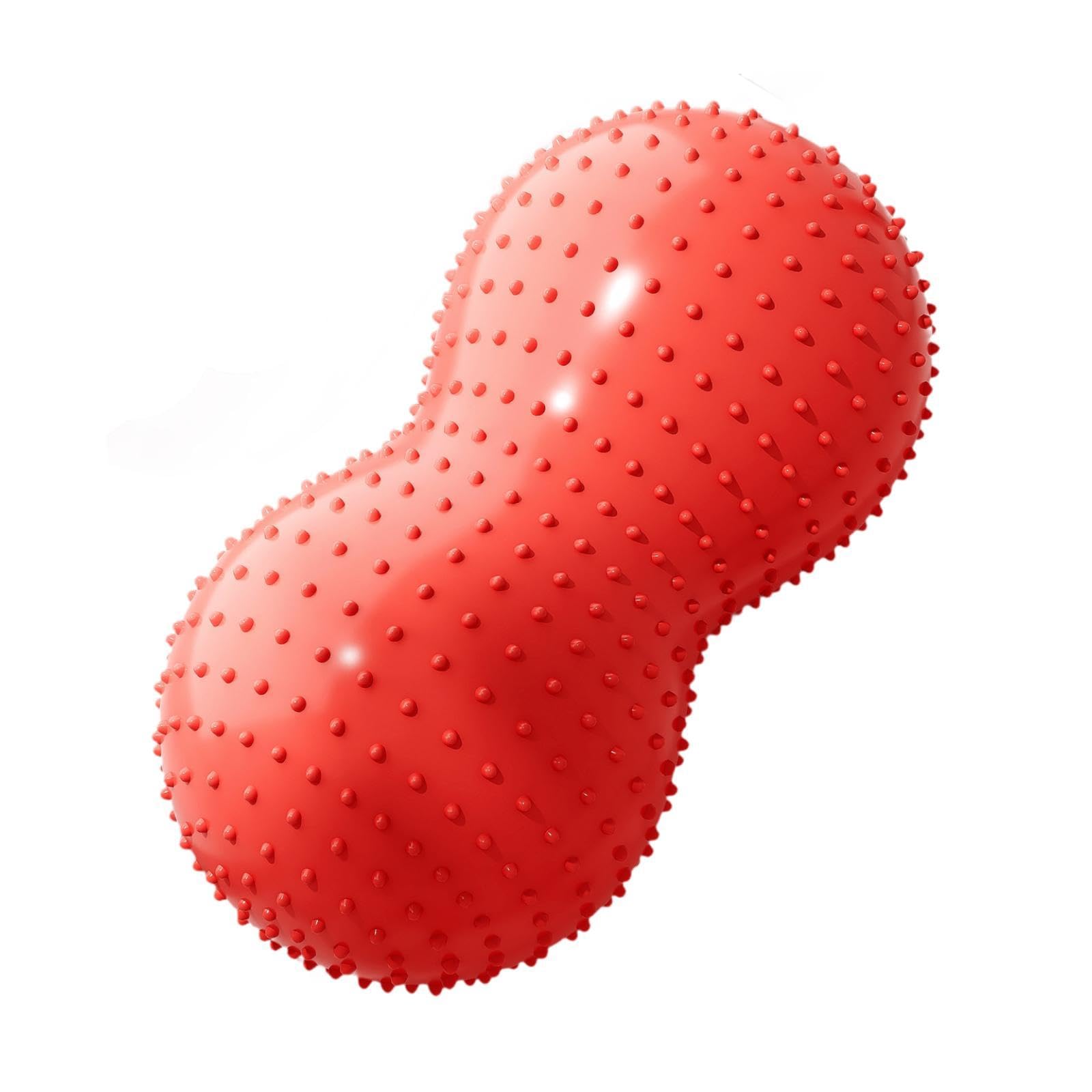Peanut Ball Trainingsball Gleichgewicht Ball Pilates Gymnastikball mit Praktischer Luftpumpe Aus PVC für Balance Schwangerschaft Fitness Heimgebrauch