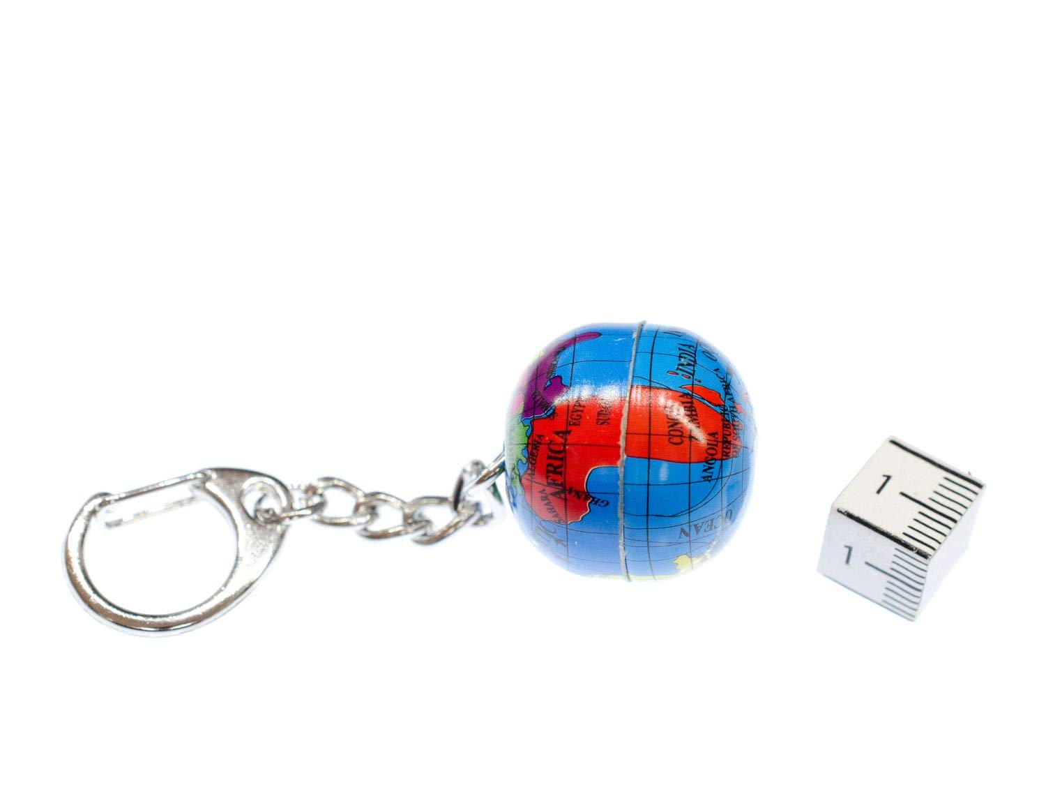 Miniblings Globe Key Ring Chain World Travel Earth