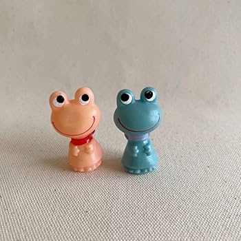 コルゲンコーワ　カエル　かえる　指人形 Amazon | 二匹 コルゲンコーワ KOWA KERO ケロちゃん ソフビ指