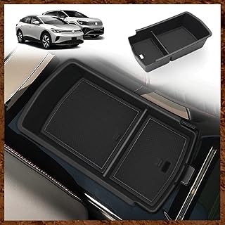 for 2023 VW ID.4 ID6 Storage Box Organizer Center Console Tray Interior Accessories Compatible with Volkswagen ID 4 ID4 ID.6 2023(2023+ Center Console Tray)