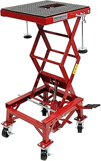 QXRSOP Hydraulic Motorcycle Lift Jack Table