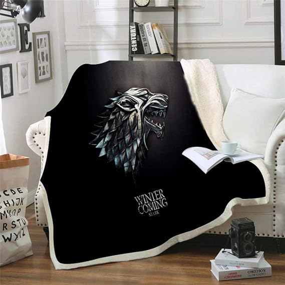 BLAMARIA Blankets Game Of Thrones Printed Winter Blankets Throws Warm