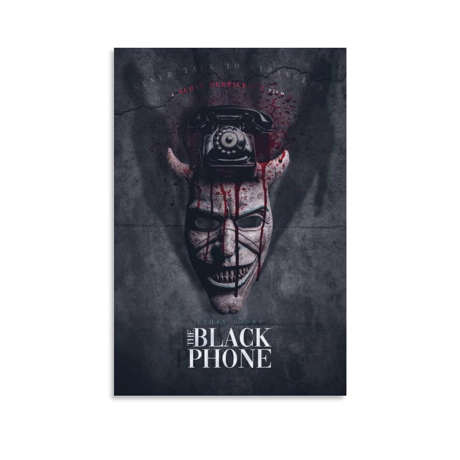 PONINI The Black Phone Movie Poster Tv Show Canvas Painting Wall Art Decorative Prints Modern Decor 16x24inch(40x60cm)