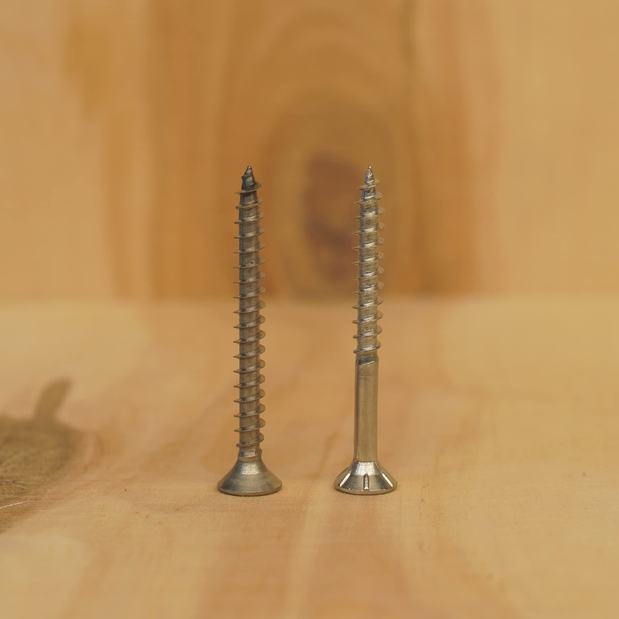 100 Stück 4X10 Vollgewinde mm Edelstahl A2 Spanplattenschrauben Torx - Vollgewinde - Holzbauschrauben mit Senkkopf Edelstahlschrauben