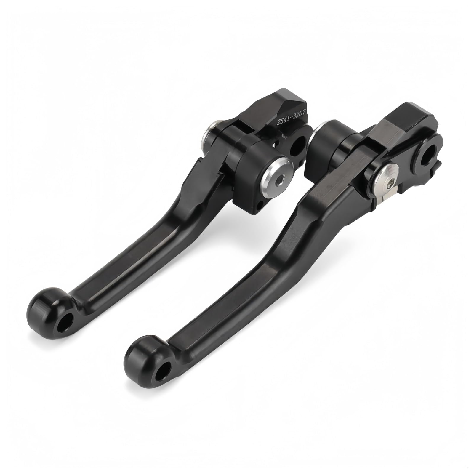 Palanca de freno y embrague para Honda CRF450R y CRF450RX de aluminio pivotante color negro