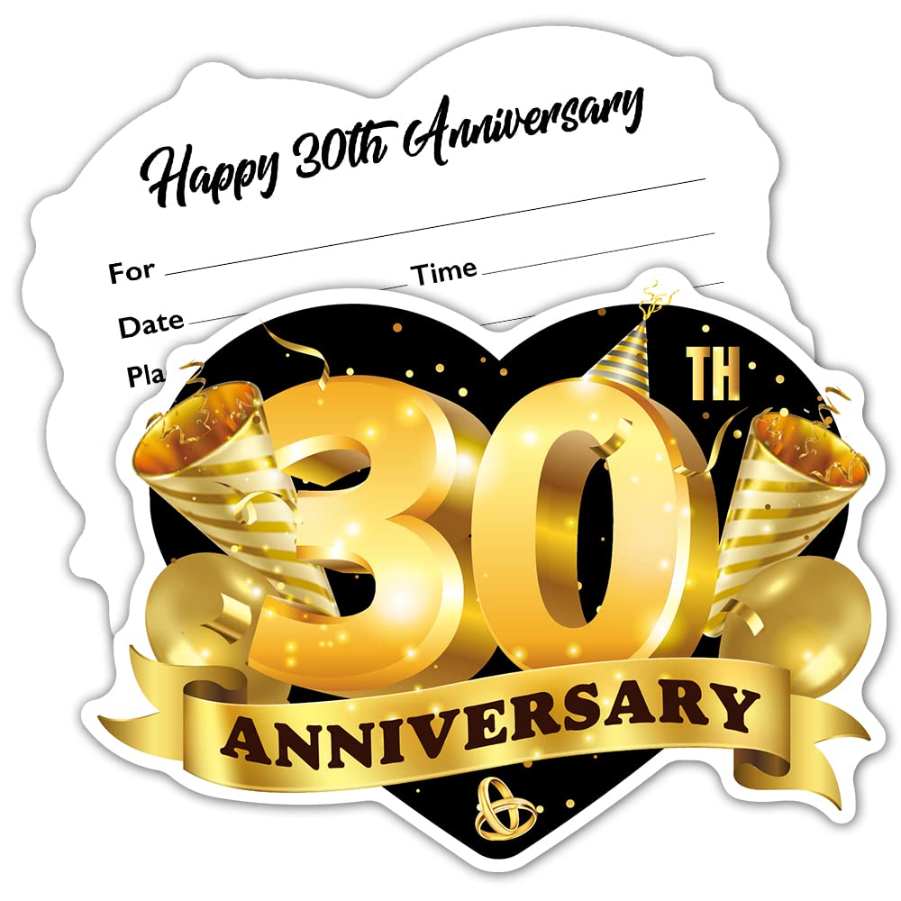 30th Anniversary Invitations