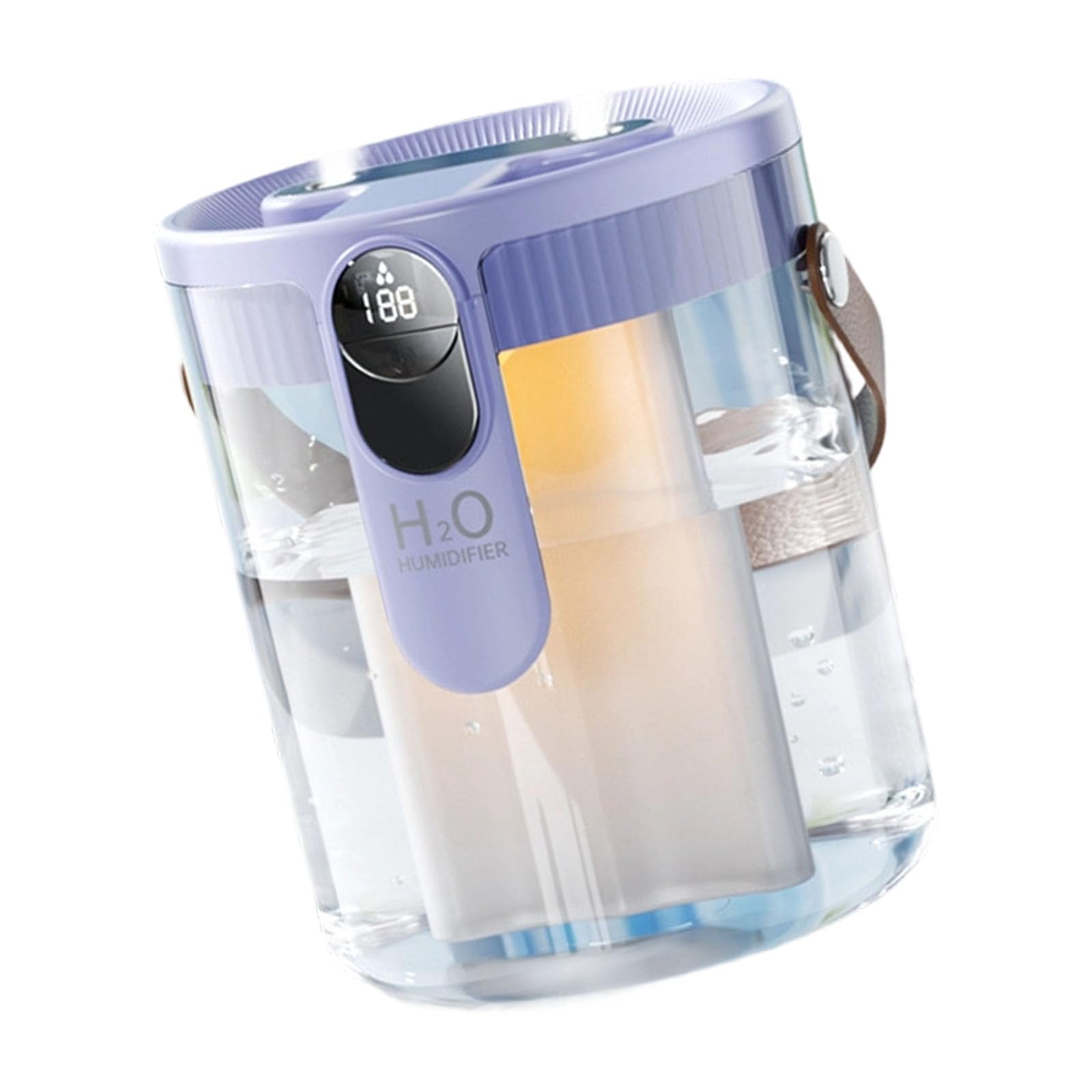 Elnwnnkc Portable Humidifier for Bedroom Capacity Easy Clean for Nursery Baby Night Light Desktop Triple/Double Nozzle