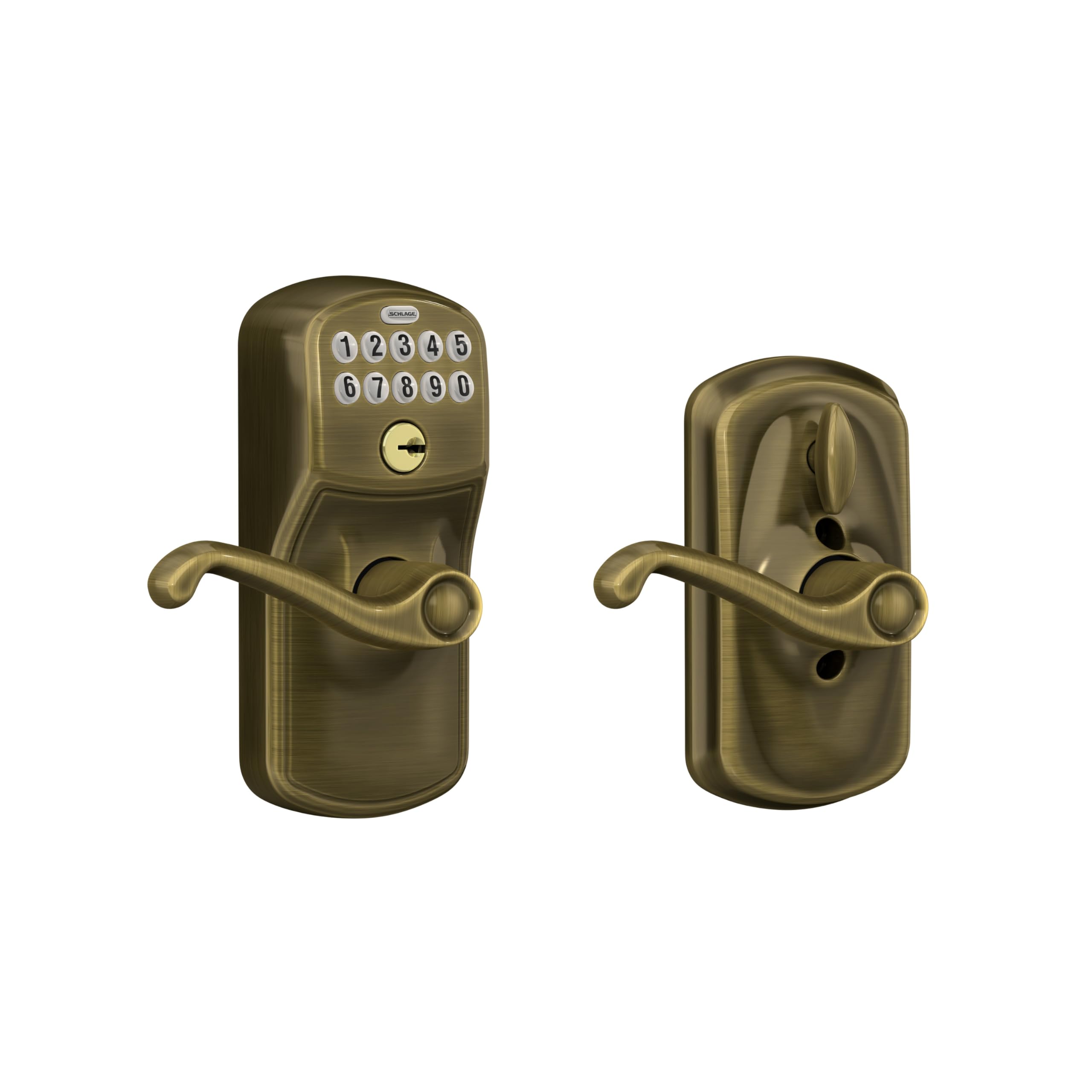 Schlage FE595 PLY 609 FLA Plymouth Keypad Entry with Flex-Lock and