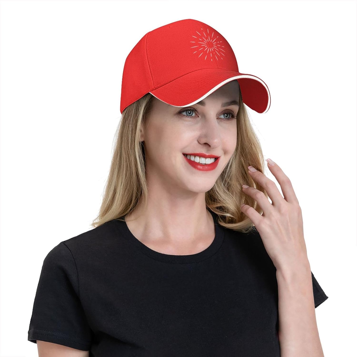 QIZYOQA Helical Symbol Line Baseball Cap for Men Women