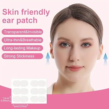 30PCS Cosmetic Ear Corrector,E-a-r Stickers Correctors,E/a/r Tape for Big Ears,Waterproof Ear Sti/ckers,Solve Big Ea-r Problem with E-ar Stick/ers,Clear Ea/r Support Patches,E/ar Corre/ctors Adults