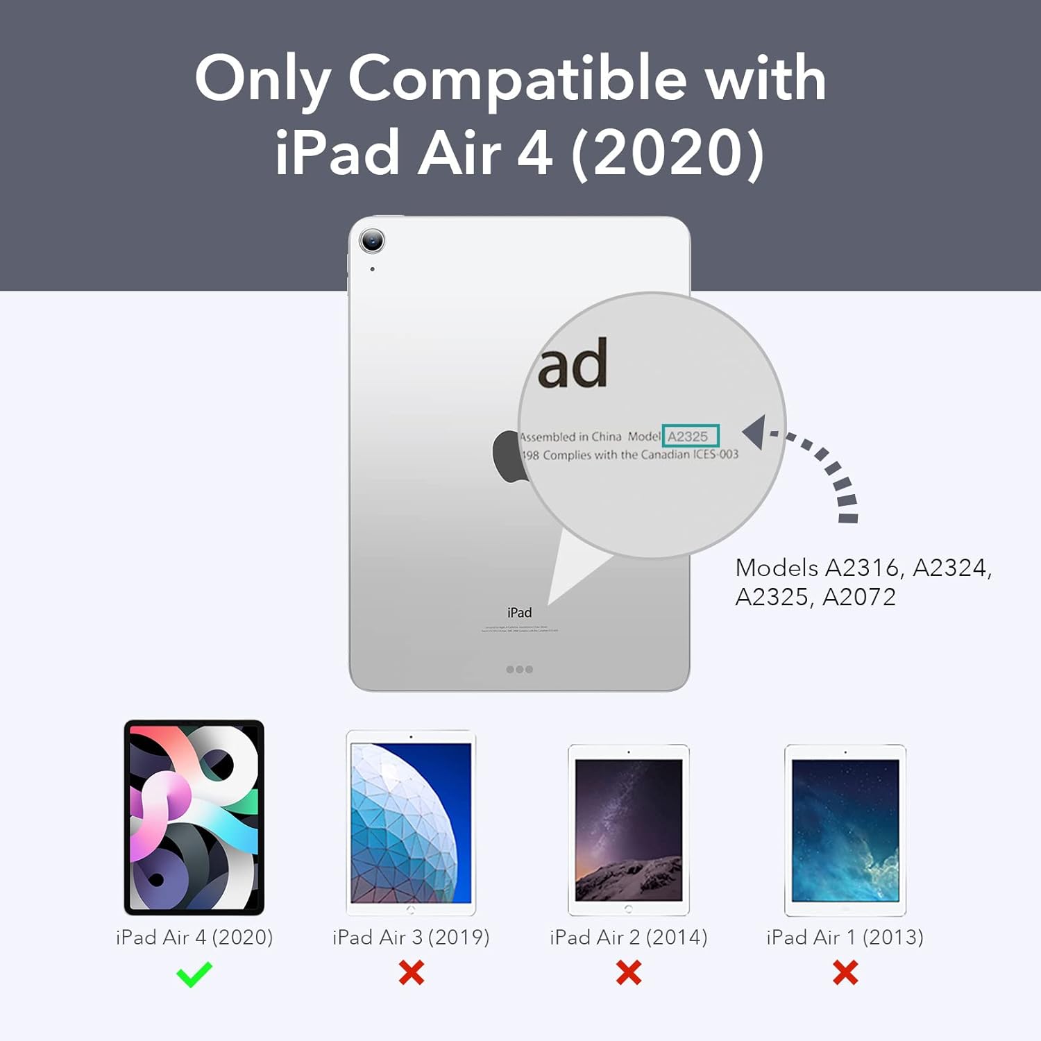 ESR Hybrid Case for iPad Air 11 Inch M4/M3/M2(2026/2025/2024) - Image 3