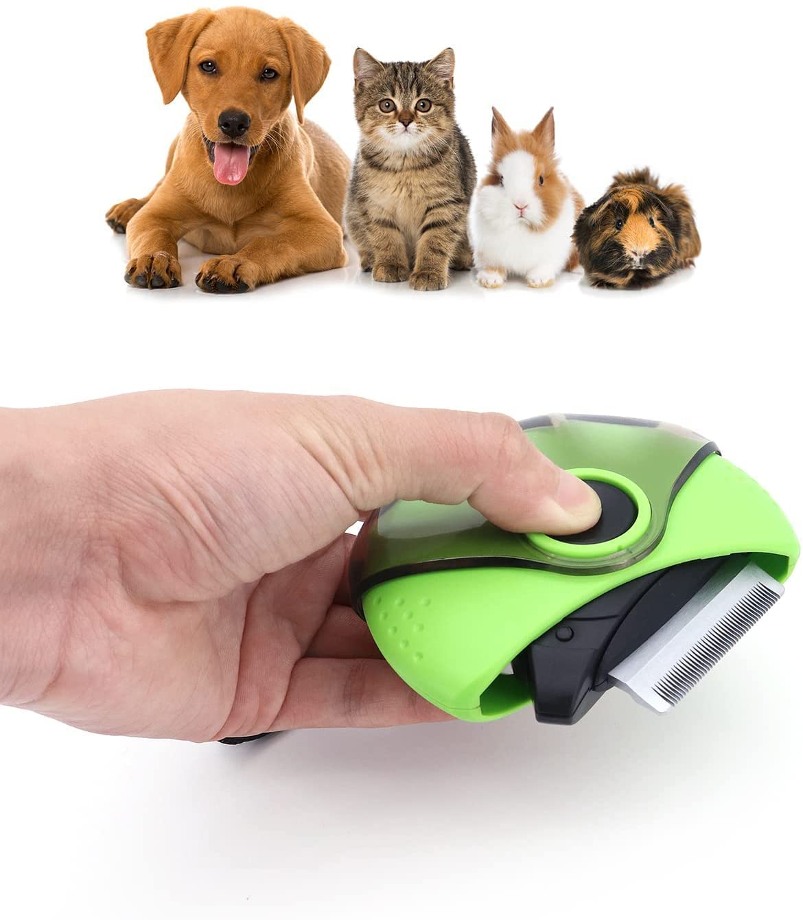 Mixen Hair Removal Comb Cat, Pet Deshedding Brush 3 In 1 Travel Dog & Cat Brush for Shedding Effectively Reduces Shedding Professional Grooming Tool Shedding Comb for Dogs/Cats || Multi (B09YHCDD5N) Amazon Price History, Amazon Price Tracker