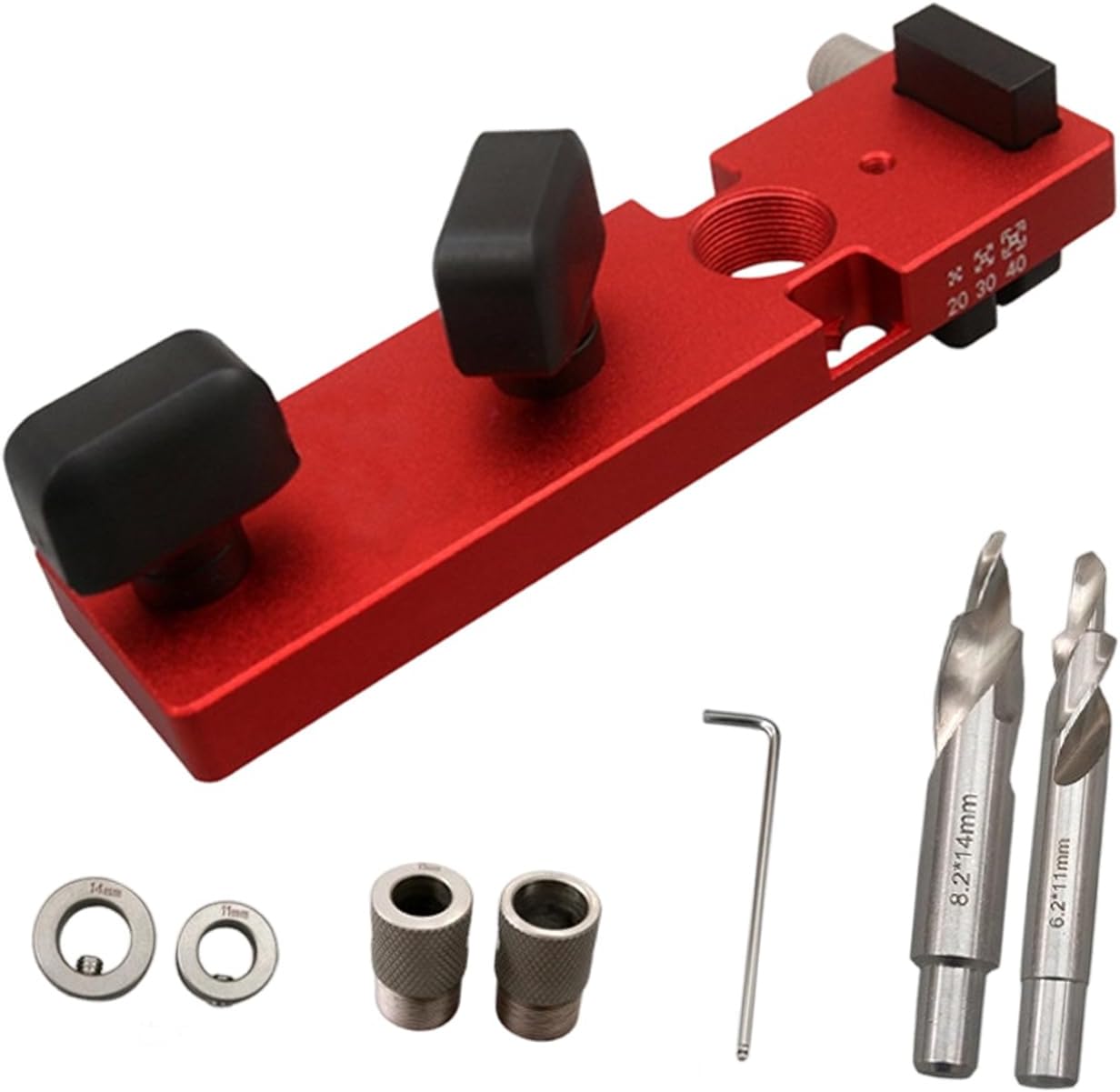 Aluminum Profile Drill Guide Punching Locator Single Hole Profile Drill for 2020 3030 4040 Punching Drilling Tool Quick Positioning